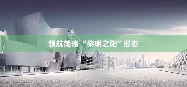 领航策略 “黎明之阳”形态